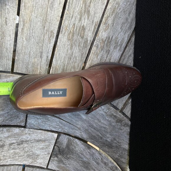 bally monk strap brown 9.5 B main image 4